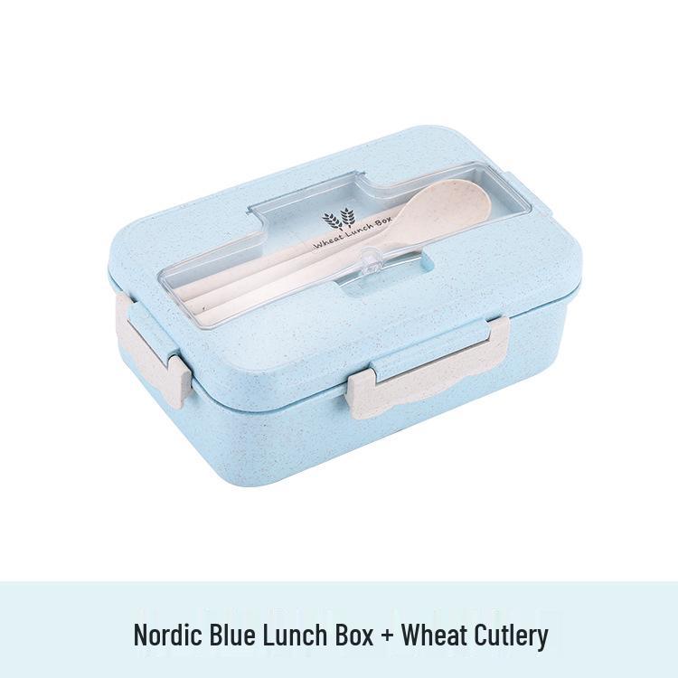 Японский высококачественный пластиковый ланч-бокс бэнто с отделениями и контейнером для соуса для студентов и офисных работников, подходит для микроволновой печи