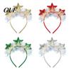 Shiny Sequin Headband for Festivals Star with Sparkly Sequins, 3D Glitter Crown Hair Hoop Decorative Headwear Wedding Christmas New Year Birthday,