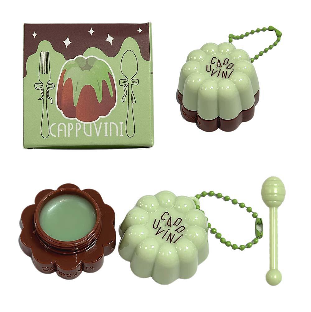 CAPPVINI Гидрогелевая маска-патч для губ Макарон: Увлажняет, Разглаживает Морщинки на Губах и Отшелушивает для Идеального Макияжа на Студенческую Вечеринку.