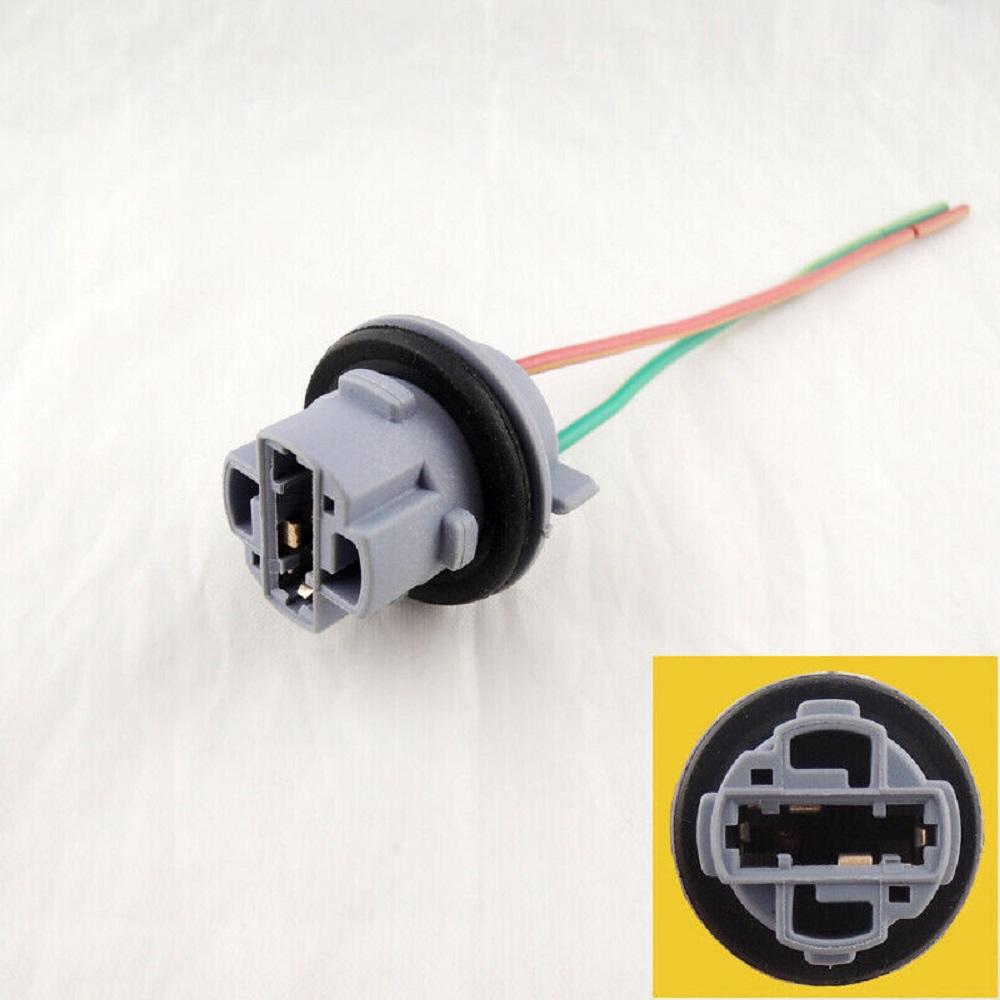 2Pcs 7440 Female Socket Adapter Pigtail Wiring Harness Turn Signal Light Holder