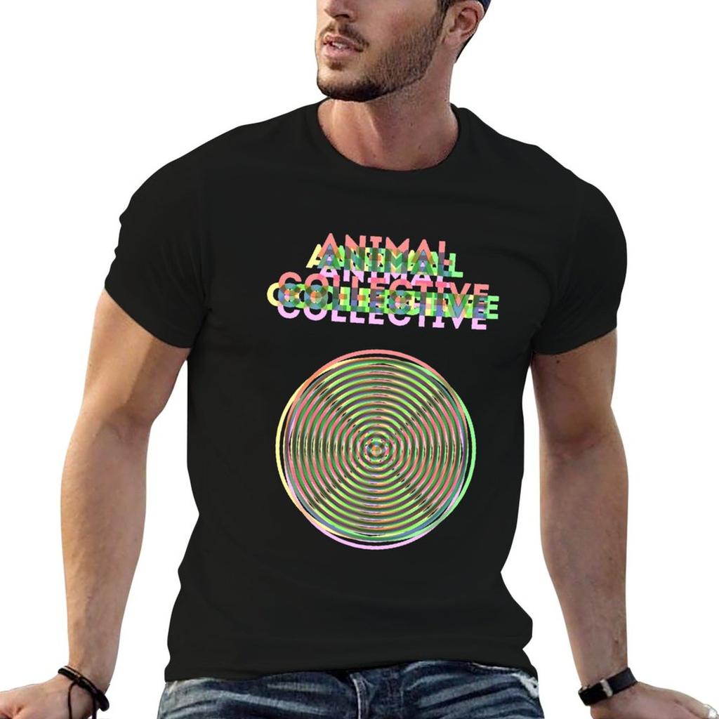 Animal Collective Psychedelic Tshirt Casual Soft Cotton Short Sleeve Tee