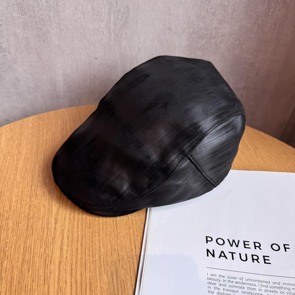 Modern Port Style Gradient Color Beret Women Warm Breathable Accessory Fashion