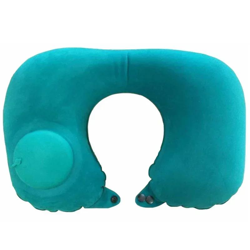 Inflatable Portable Neck Pillow U-shaped Pillow That Can Be Stored And Self Filled Suitable For Outdoor Travel Business Trips