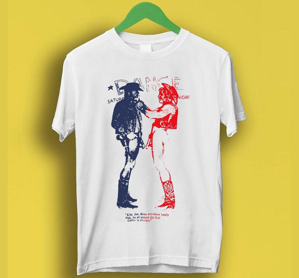 Gay Cowboys Shirt Seditionaries (Gay Cowboys)100% Cotton T Tee Shirt Punk Quee