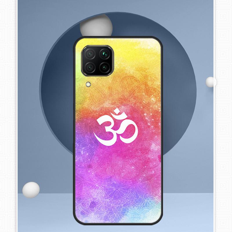 Символ Аум Ом Для Huawei P30 P60 Pro P20 P40 Lite Nova 9 10 SE 12s 12i 11i 8i Y91 Y60 Y70 Y72 Y90 Y61 Чехол