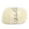 Пряжа Yokota DARUMA Wool Mohair Extra, Толстая, Цветной. 1, Белый, 20 г, Прибл.. 46м, 5, 01-6320