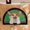Милый котенок Нескользящий Водопоглощающий Коврик для ванной