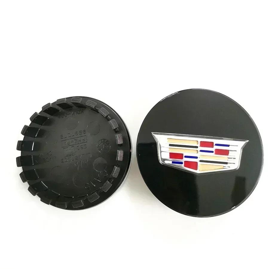 67mm Car Wheel Center Hub Cap Rim Cover Stickers for Cadillac CT5 STS XLR CT4 GT4 SLS SLR XT6 Escalade XT4 XT5 SRX XTS ELR BLS