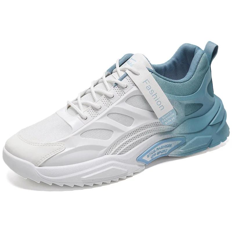 Модные классические сетчатые дышащие мужские туфли, новые модные универсальные повседневные туфли, легкие и удобные кроссовки для бега у студентов