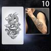 Realistic Dragon Fake Tattoo Stickers For Men Boys Kids 3D Dragon Temporary Tattoos Washable Tattoos
