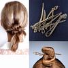 Популярные женские шпильки для волос для девочек, женские палочки для волос, заколки для волос, элегантность, сплав, женщины, винтаж
