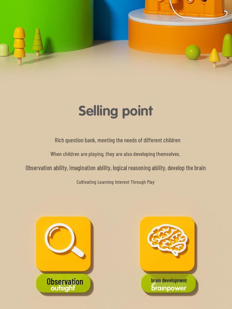 Logic Key Early Education Toy: Children's Interactive Number & Graphics Matching Game for Logical Thinking Training