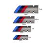 3D Grey Car M Badge Emblem Deocration Sticker Auto Body Trunk Modification Decal For BMW F10 F13 F15 F16 F30 F34 F32 F31 E36 E60 OC7