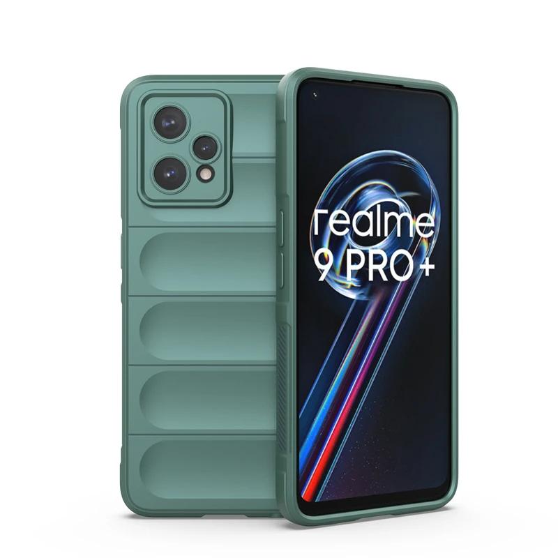 Чехол для OPPO Realme 9 4g задняя крышка чехол для телефона жидкий силикон противоударный защитный чехол Funda Coque