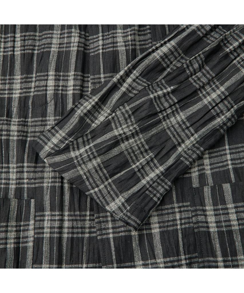 Series Sage De Cret Linen Check Tailored Jacket Svjam26552Bkx