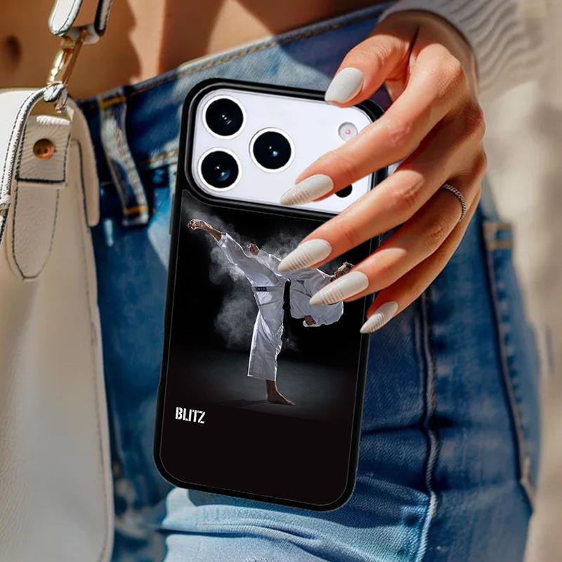 Japan Karate Martial Arts Phone Case For iPhone 17 Air 14 15 13 12 Max Cover For Apple 14 15 16 16e 11 Pro Max Plus