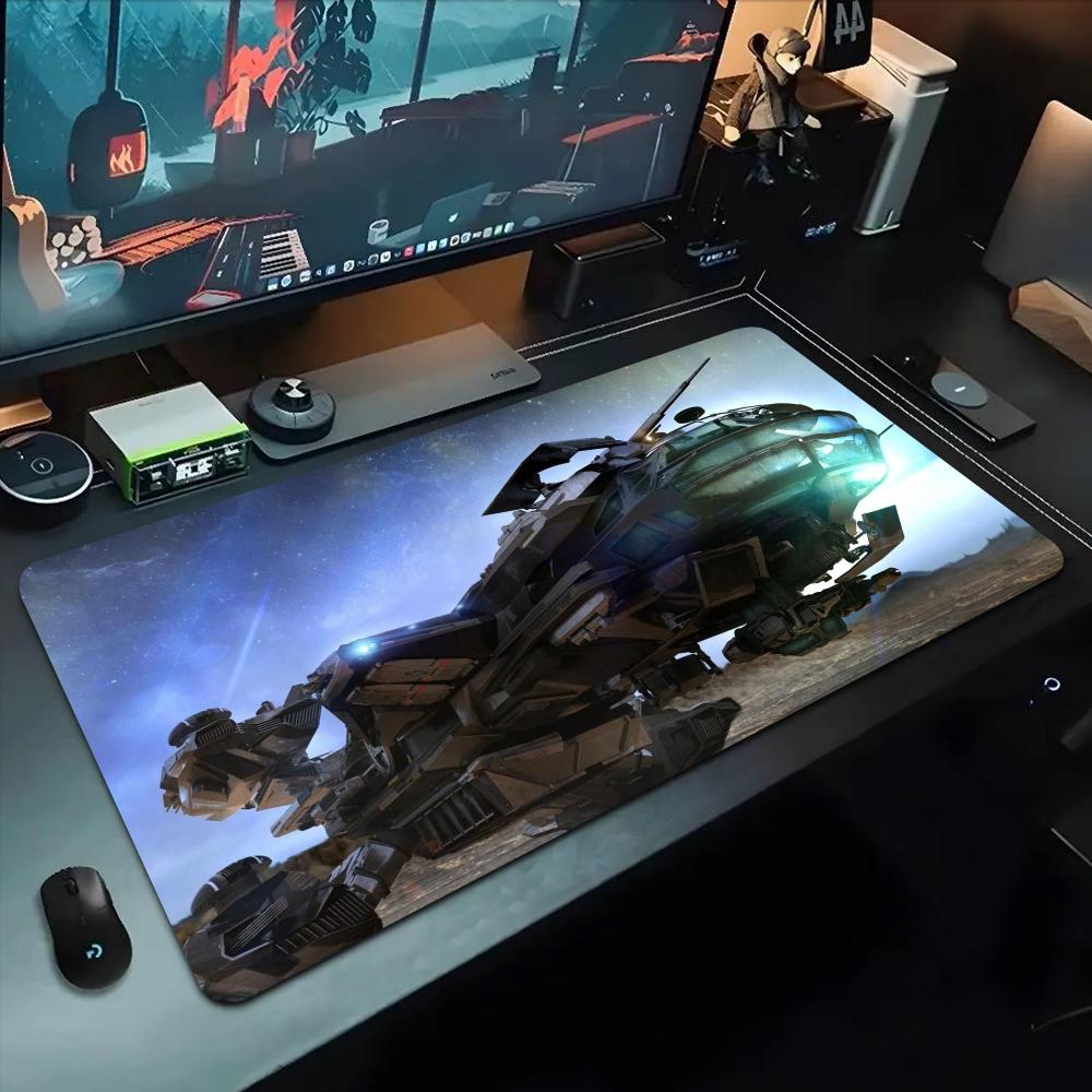 Игровой коврик для мыши Star Citizen 500x1000 мм Большой игровой коврик для мыши Геймерский XL Резиновый Отаку Клавиатурная подставка Ноутбук Настольный коврик