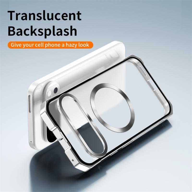 For Google Pixel 10 Case Magnetic Aluminium Alloy Metal Frame Cover For Pixel10 5G Matte Transparent Phone Shell