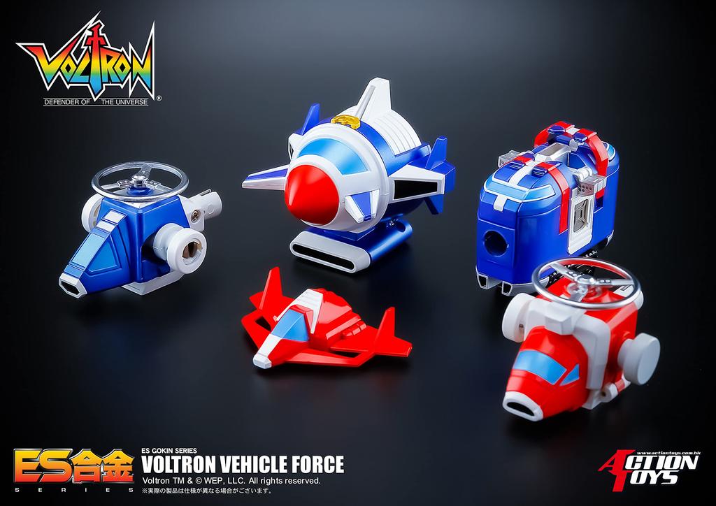 Art Storm Action Toys ES Alloy Voltron Vehicle Force Высота приблизительно 160 мм Литая окрашенная подвижная фигурка
