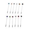 12Pcs Women Brooch Pins Crystal Hijab Scarf Pearl Safety Pin Sweater Shawl Clips