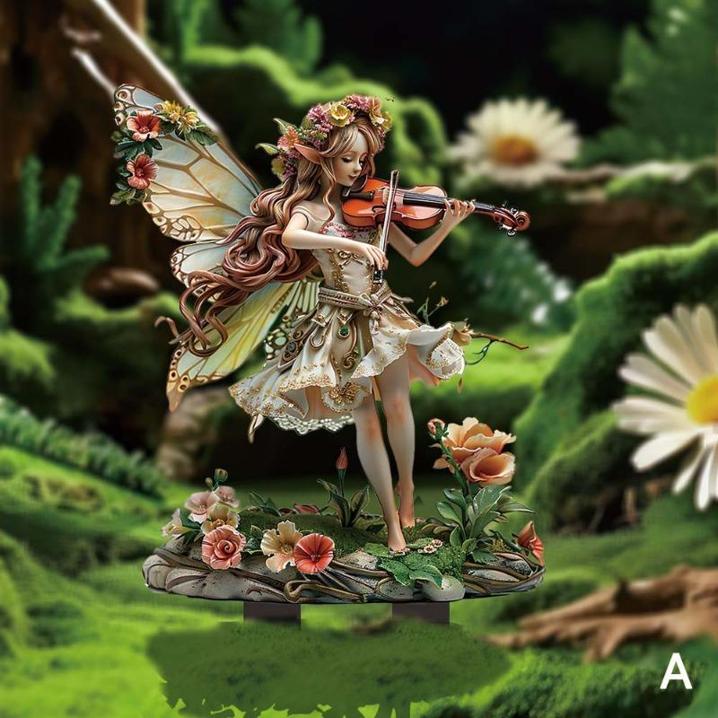 Прозрачная акриловая вставка в виде цветка феи для двора, сада, парка или эльфа.