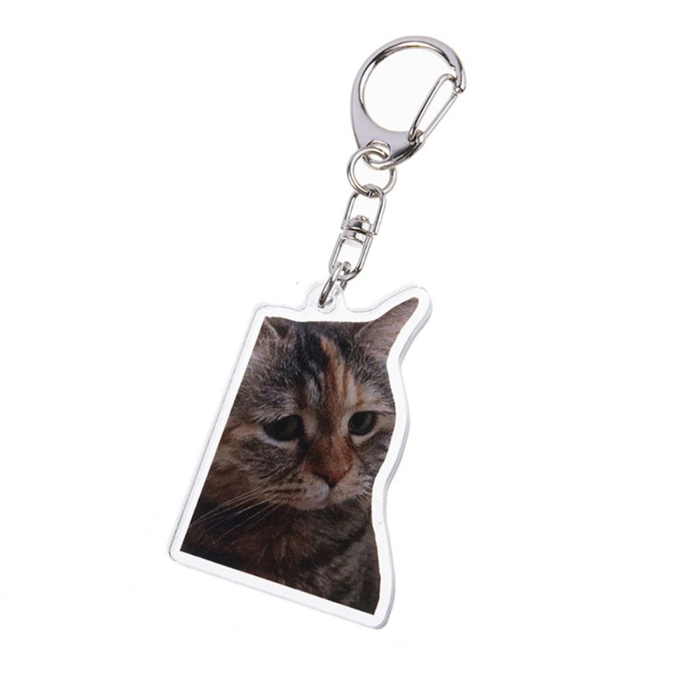 Модный кулон с изображением кота, забавный брелок для ключей с изображением ссорящегося кота, милый брелок с изображением кота, подвесная сумка