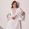 Women's Dress with Floral Embroidery In the Ukrainian Style Stephanie