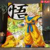 Dragon Ball Multi-purpose Blanket Warm Flannel Throw for Bed Sofa Office Travel Outdoor Use THW
