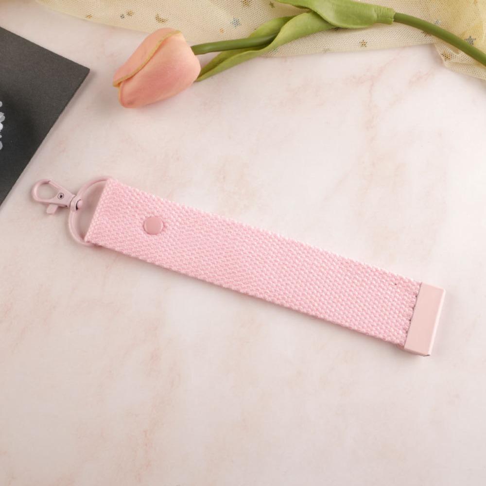 Простой брелок-шнурок, универсальный, сделай сам, холщовый ремешок, держатель для ключей, брелок из ленты, веревка, вышитое имя