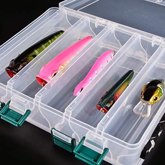 du Fishing Gear Storage Lure Case Tackle Box Fishing Case of [pont monde] (Set 2)