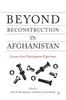 Книга Beyond Reconstruction In Afghanistan : Lessons from Development Experience