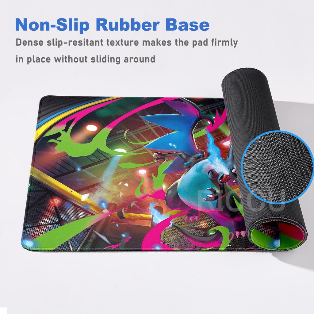 Mouse Pad Anime Gaming Accessories Large Playpad Gamer Computer Office Laptop PC Keyboard Desk Mat P-Pokemons Charizard Mousepad