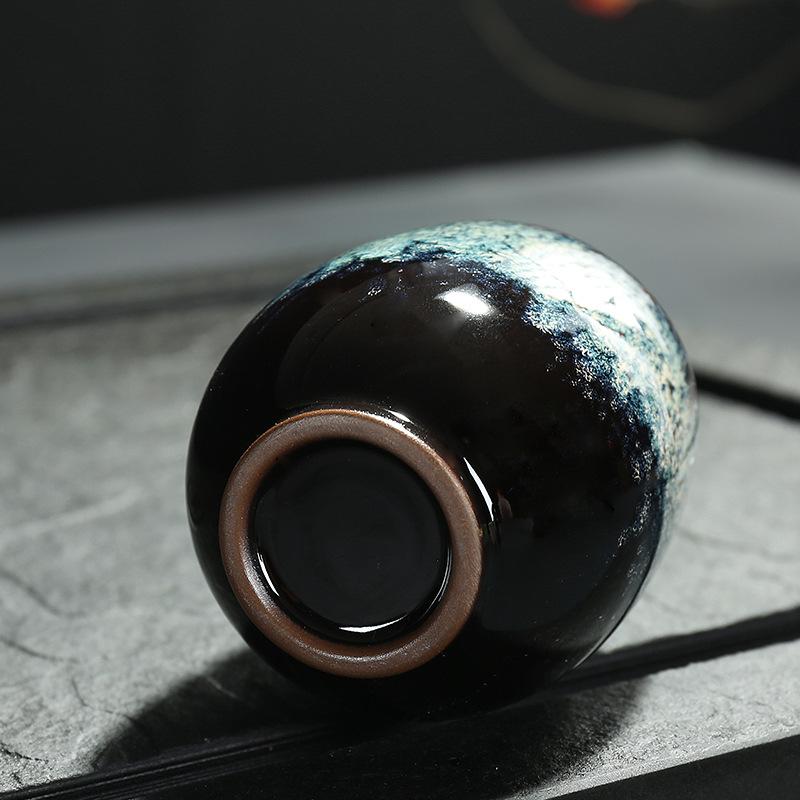 JIA-GUI LUO 150ML China Tea Cup Kiln Change Ceramic Tea Cups Travel Cup Home Tea Cup Creative Ceramic Cup Tea Set