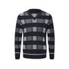 Mens Sweater Regular Fit V Neck Knitted Jumper Diamond Pattern Argyle Pullover Sweaters