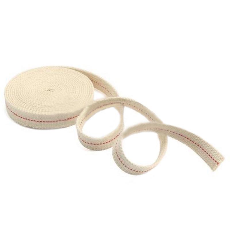 1Roll плоский хлопковый парафиновый масляный фонарь 20 мм для керосиновой горелки