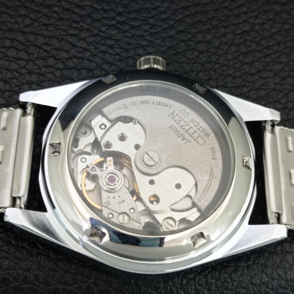 ВИНТАЖНЫЕ АВТОМАТИЧЕСКИЕ ЧАСЫ CITIZEN 8200 ВОССТАНОВЛЕННЫЕ ЯПОНСКИЕ МУЖСКИЕ С БЕЛЫМ ЦИФЕРБЛАТОМ a446810-1