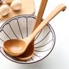Деревянная ложка с длинной ручкой, половник для супа, кухонная ложка для сервировки, приготовления пищи, большая ложка для супа в японском стиле, совок, кухонная посуда