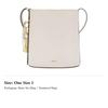 Furla Leather Bucket Bag Crossbody Bag Small Women's White WB01875-ARE000-PNN00