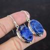 Серьги из содалита, потрясающие ювелирные изделия из драгоценных камней, приличные серьги, серьги из стерлингового серебра 925 пробы, ювелирные изделия из содалита, серьги ручной работы, подарки для матери