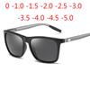 Fashion Polarized Sunglasses Men Women Aluminum Magnesium Driver Square Prescription Sunglasses 0 -0.5 -1.0 -2.0 To -5.0