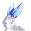 Статуэтка пасхального кролика, скульптура животного, статуя кролика, стекло, современное настольное украшение для стола