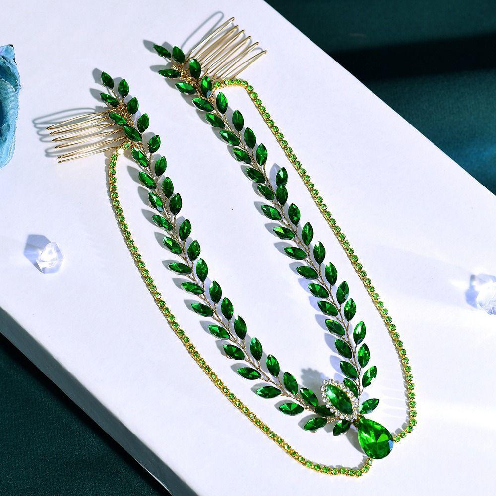 Exquisite Bride Forehead Head Chain Shining Woman Headwear Pageant Tiara  Dance Party