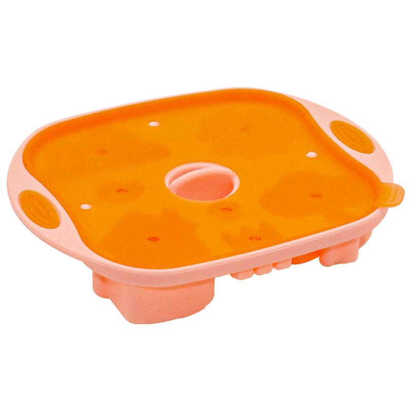 Силиконовая форма для детского питания и торта - Фигурки медведя и сосиски