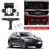 Держатель для телефона для Alfa Romeo Giulia Stelvio 2021 2020 2019 2018 2017 Крепление на вентиляционное отверстие Подставка для мобильного телефона Автомобильные аксессуары