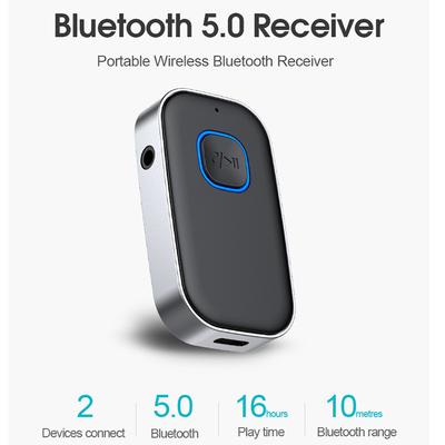 J22 Bluetooth-приемник с микрофоном AUX 3,5 мм Беспроводной аудио Bluetooth-конвертер для автомобильной аудиосистемы Усилитель мощности