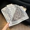 Spring and summer square scarf Korean version of women's scarf decorative binding wrist exquisite foreign style neck protection windproof headscarf