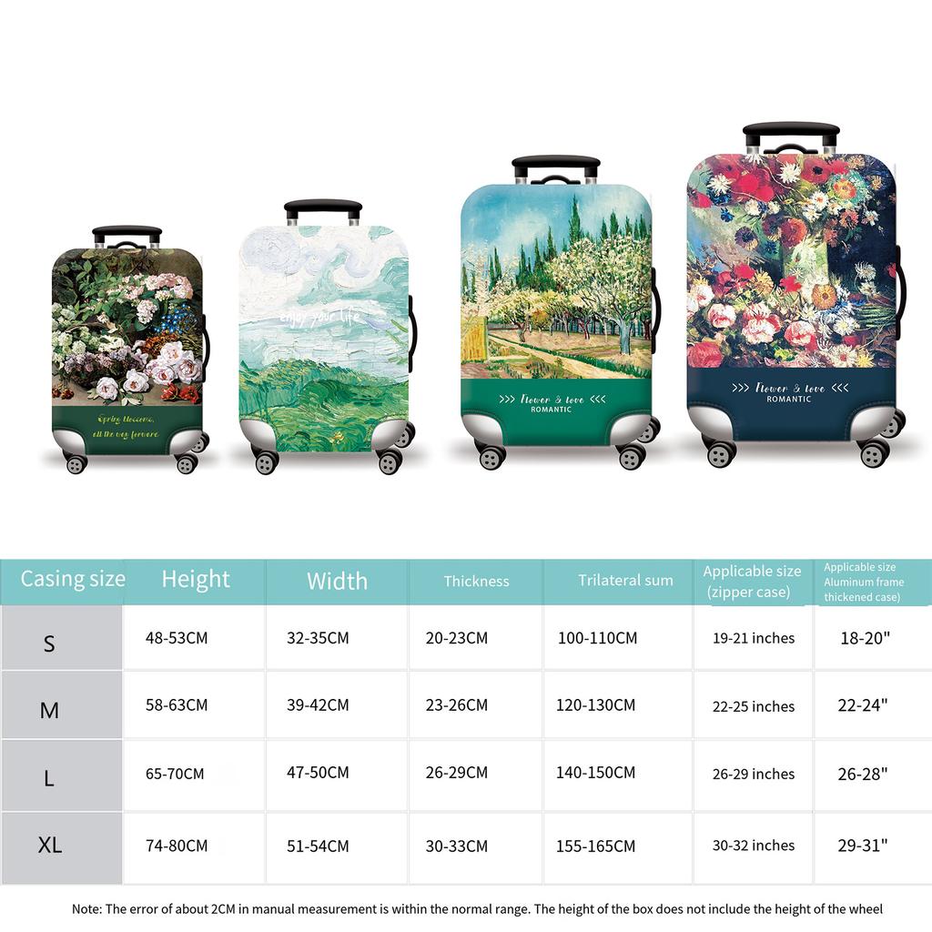 Эластичный чехол для чемодана Пылезащитный защитный рукав для чемодана 18-32 дюйма Защитник Утолщенные чехлы для чемоданов из спандекса