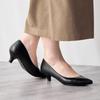 HIMIKO/Himiko/[WEB Exclusive] Asymmetrical Pointed Toe Pumps/640002 Black 255