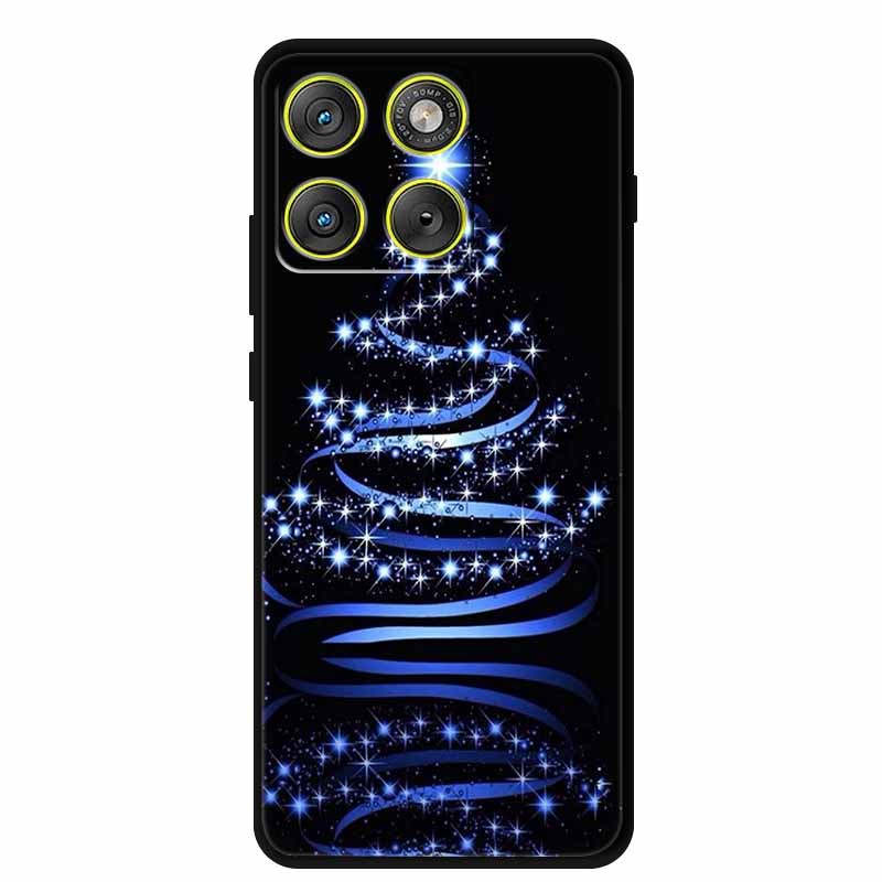 Рождественские чехлы для телефона Motorola Edge 70 5G, силиконовый мягкий задний чехол, Рождественская елка для Moto X70 Air 5G Edge70, задняя крышка