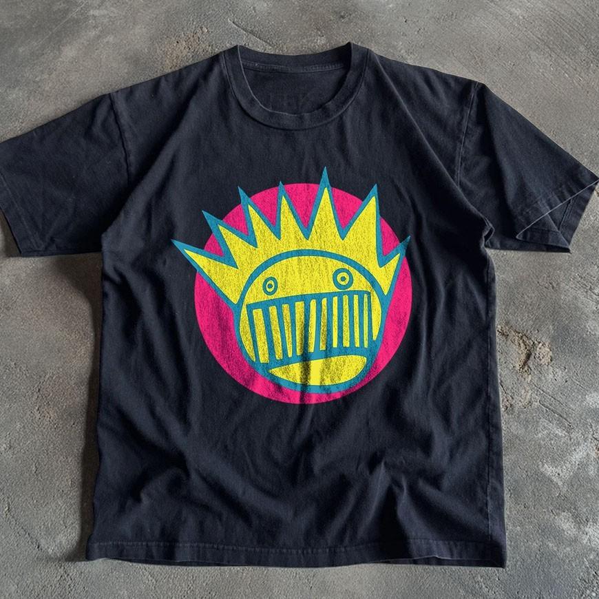Ween Pink Boognish Logo Vintage Alternative Rock Band Black Graphic Tee
